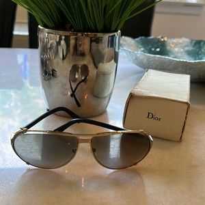 Dior Gold Rim aviator sunglasses